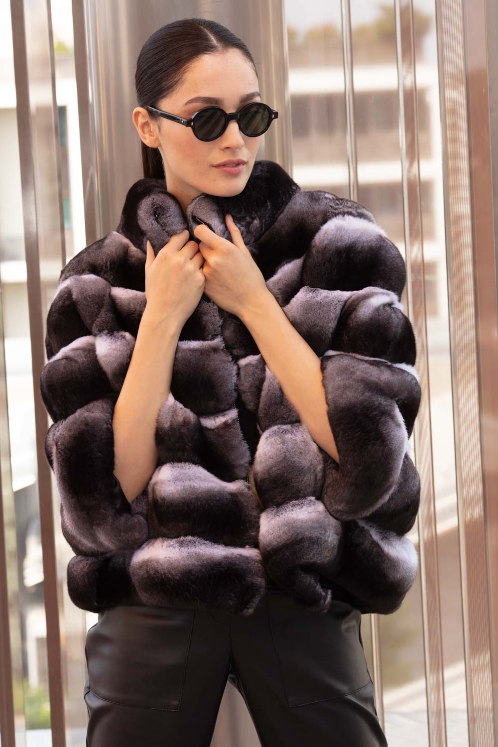 Chinchilla fur fur jackets | Paolo Moretti